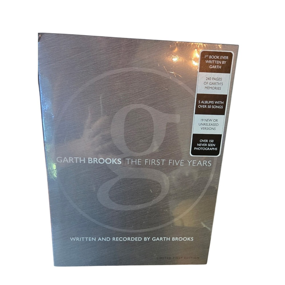 Garth Brooks The‎ First Five Years Anthology Book CDs Set New